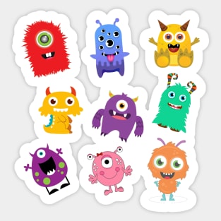 Monsters Sticker